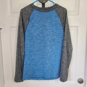 SB Tech Coolplay Spaced Core T-Shirt, Size: Medium Color: Blue & Grey